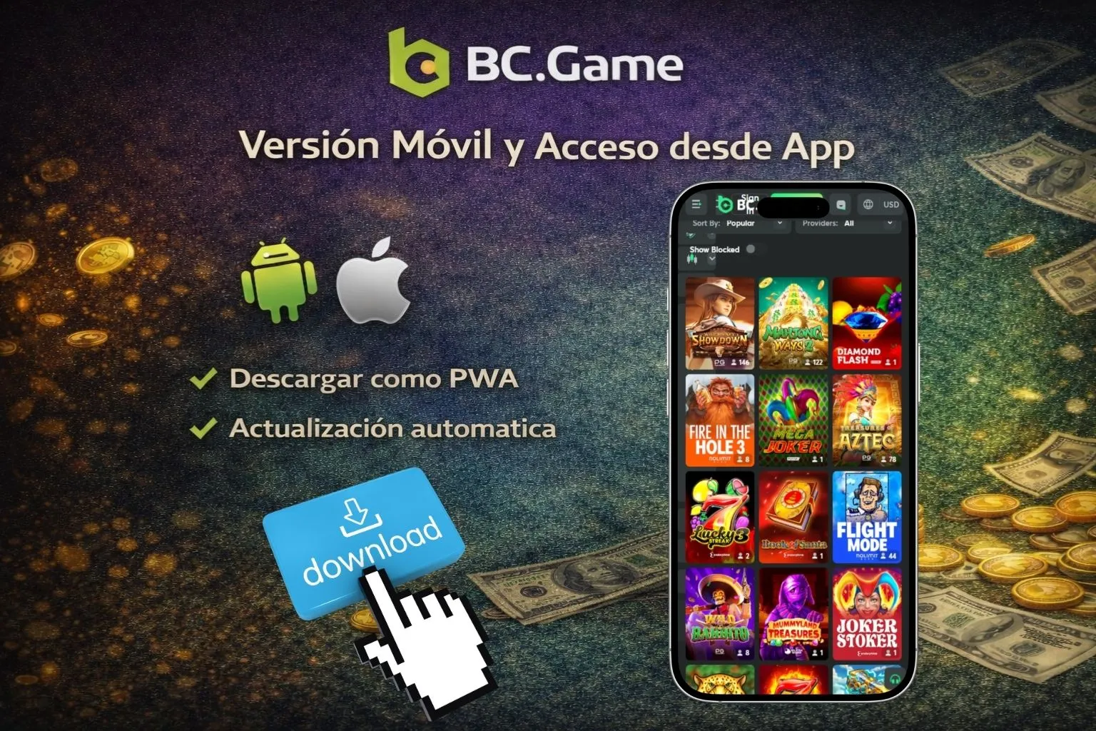 Versión Móvil y Acceso desde App