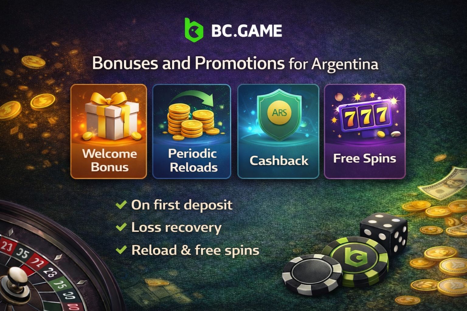 Bonuses and Promotions for Argentina