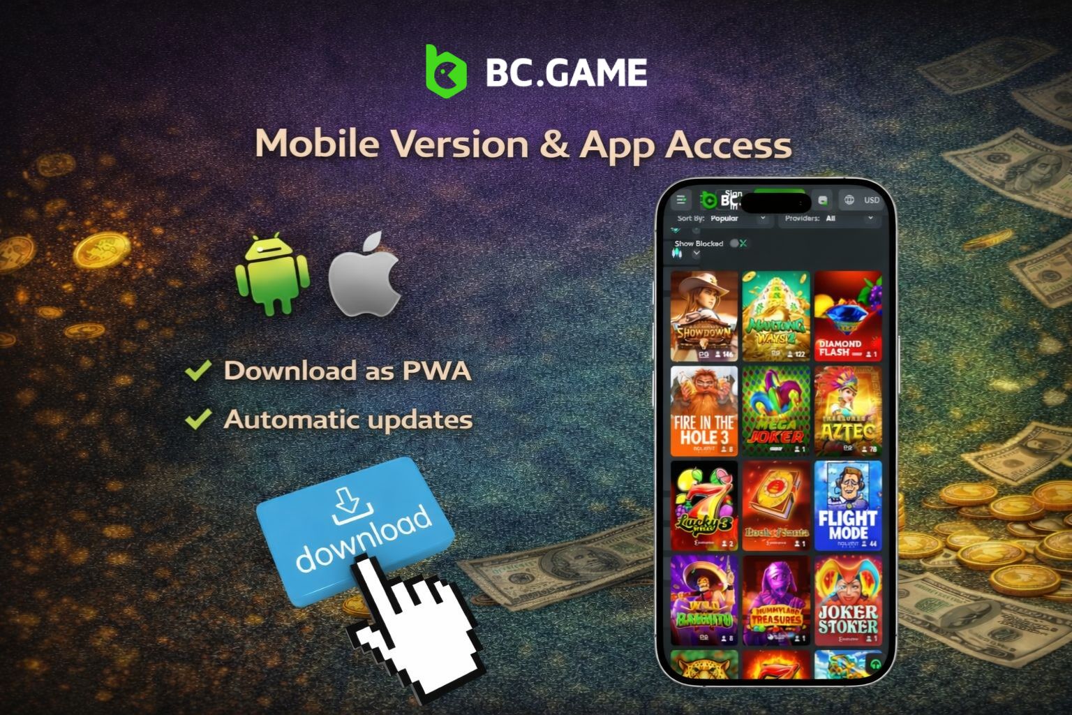 Mobile Version and Access from the App